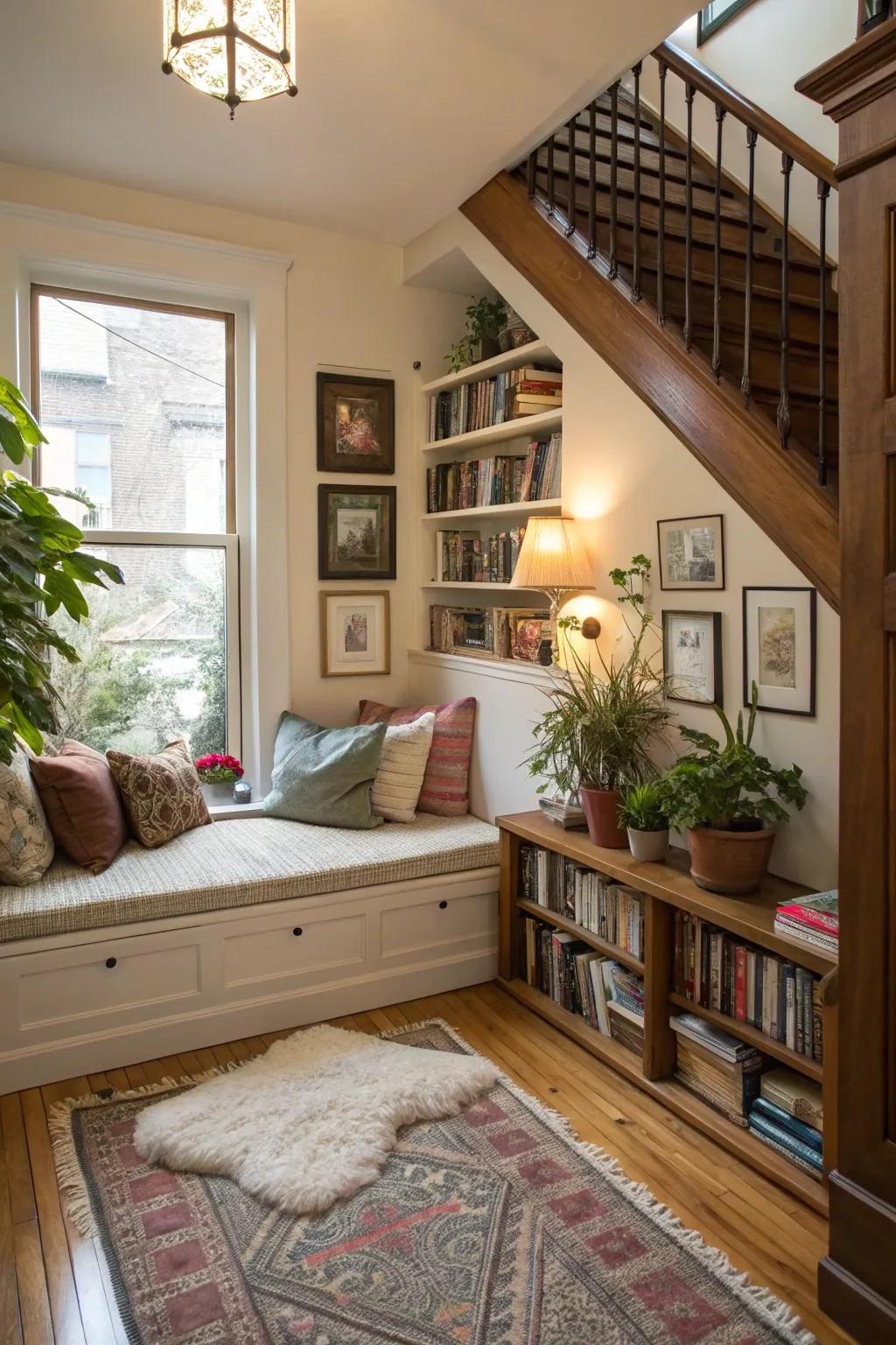 A reading nook gives your house appeal and a personal touch.