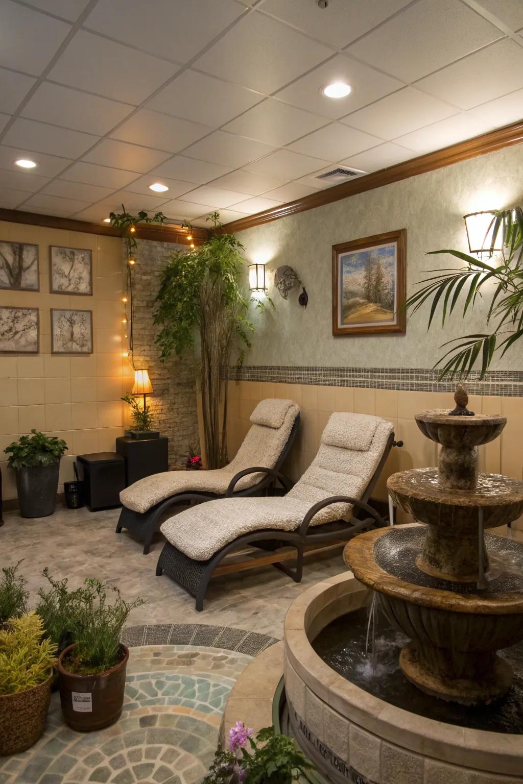 Immerse yourself in comforting acoustic environments.
