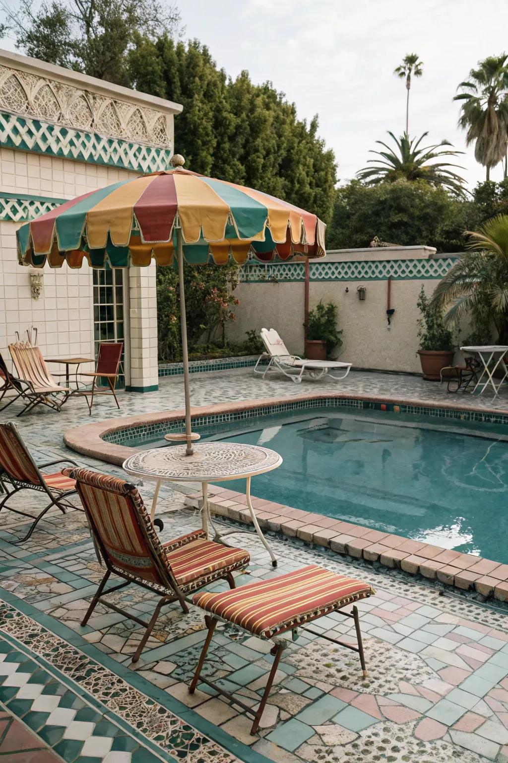 Revive the allure of yesteryear with a classic pool.