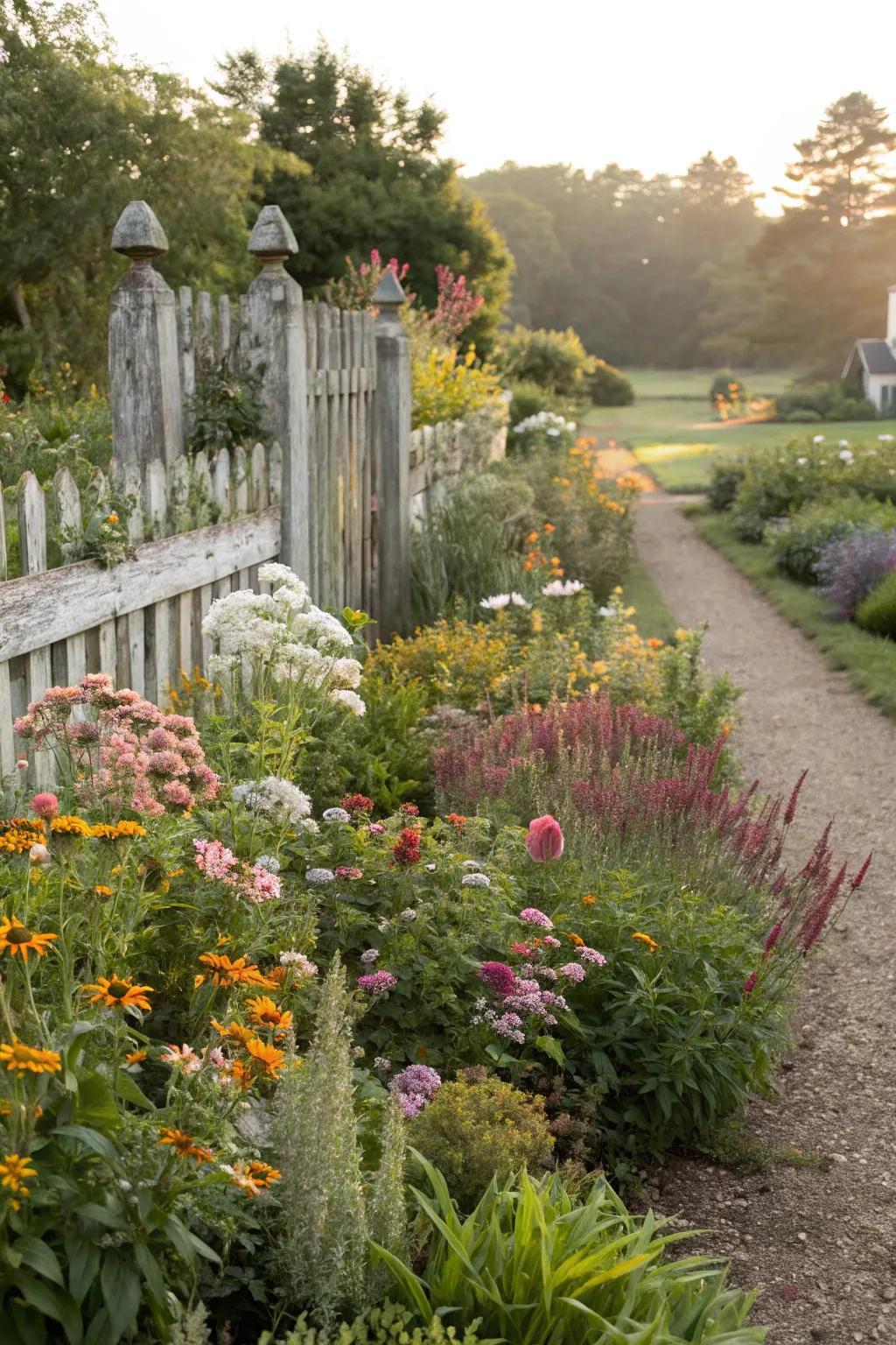 Traditional plants impart classic charm and nostalgia to gardens.