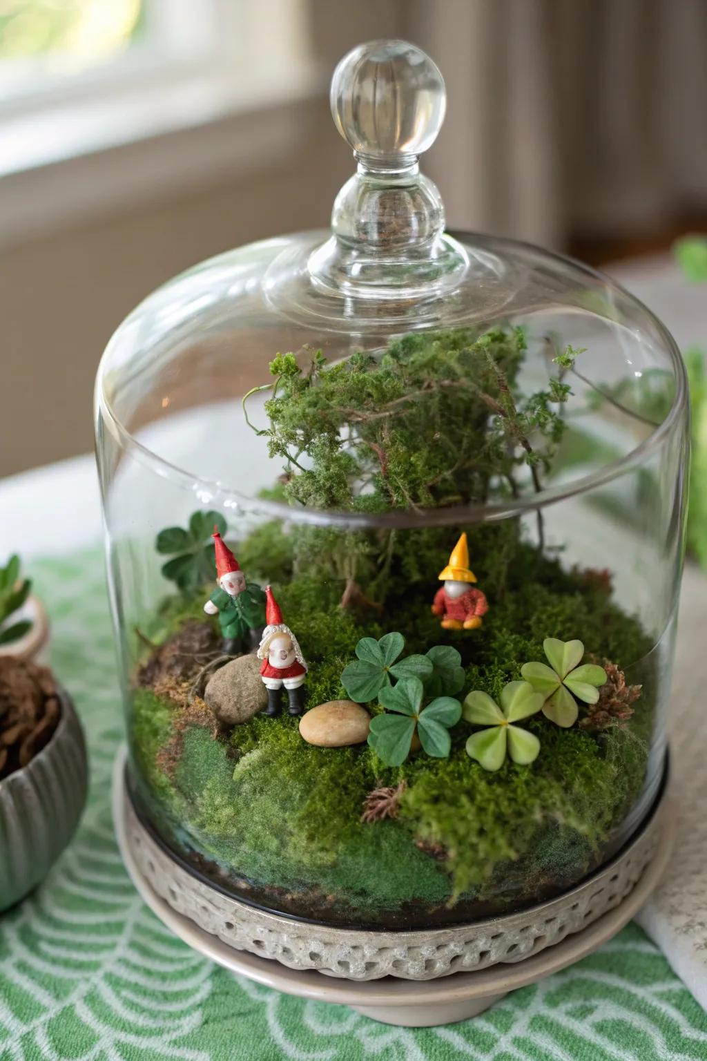 An Irish plant terrarium appends a distinctive, inherent accent to your decor.