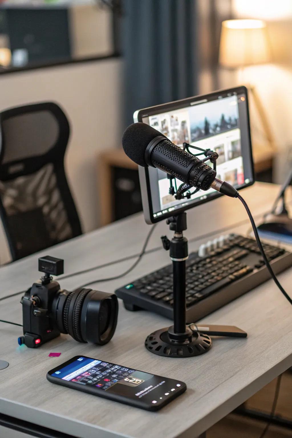 Have your phone where you need it with a phone stand.