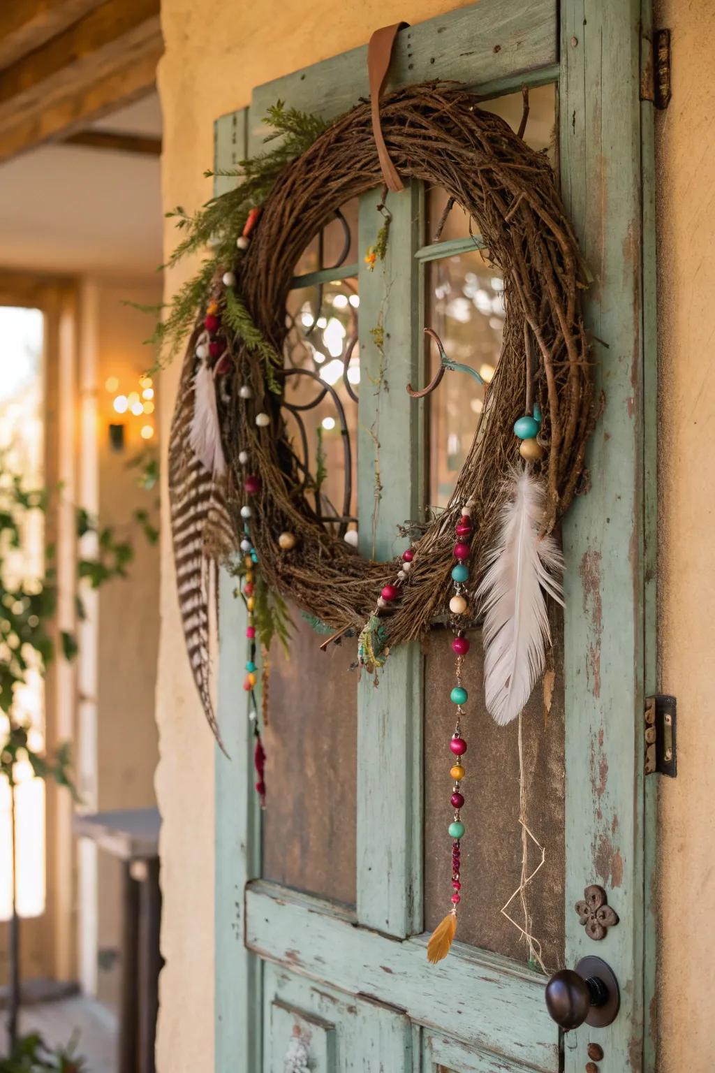 Express your unrestricted spirit through a bohemian-style creation.