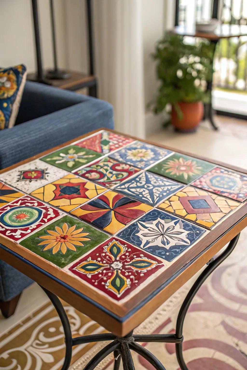 Introduce a playful twist to your design with Majolica-tiled furnishings.