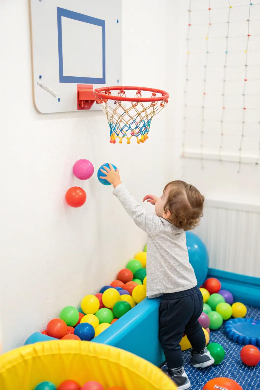 Score big with a playful sports center.