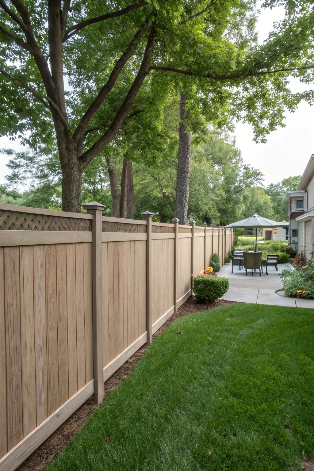 Vinyl fences are versatile and easy to maintain.