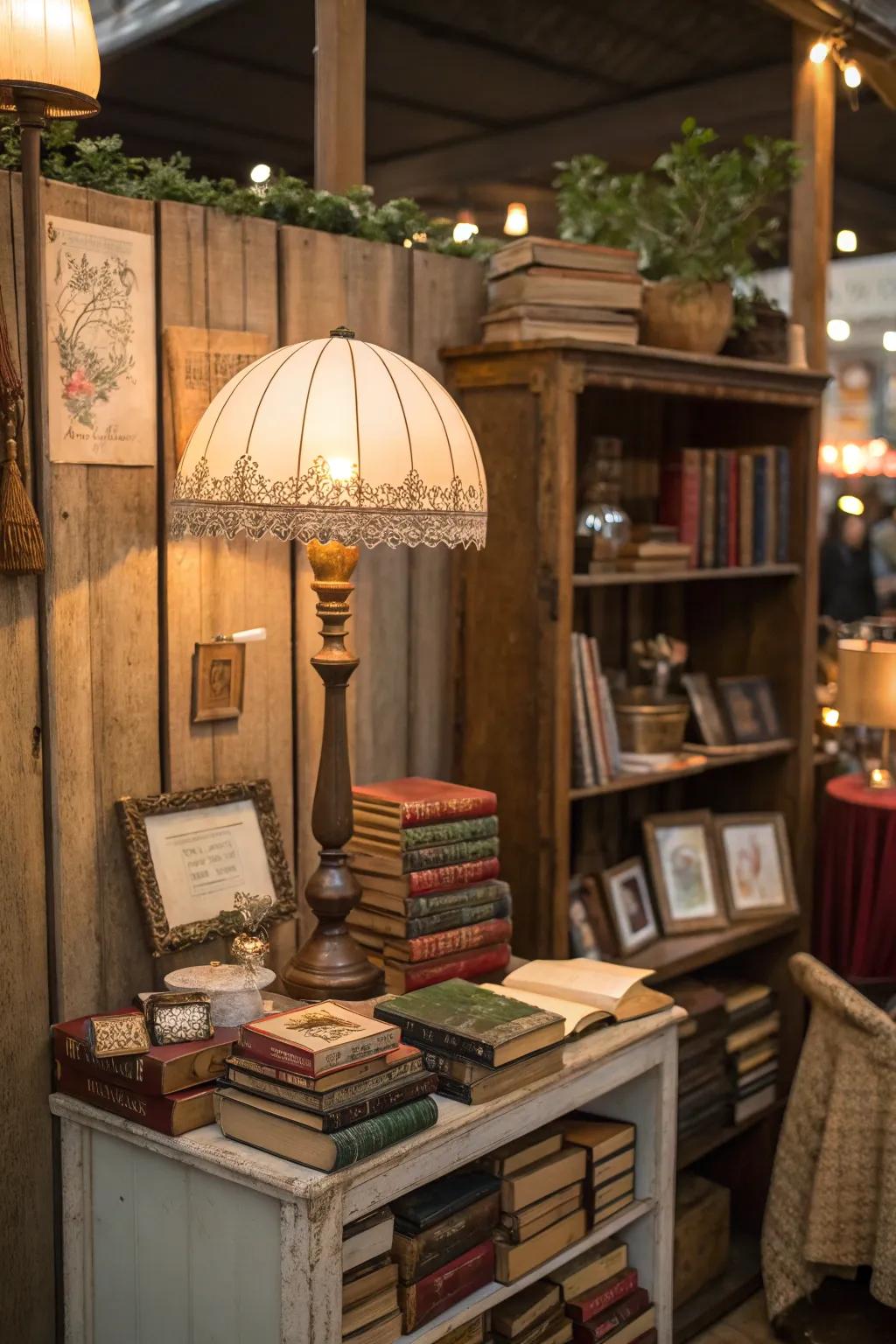 Narrative nooks engage guests with delightful stories.