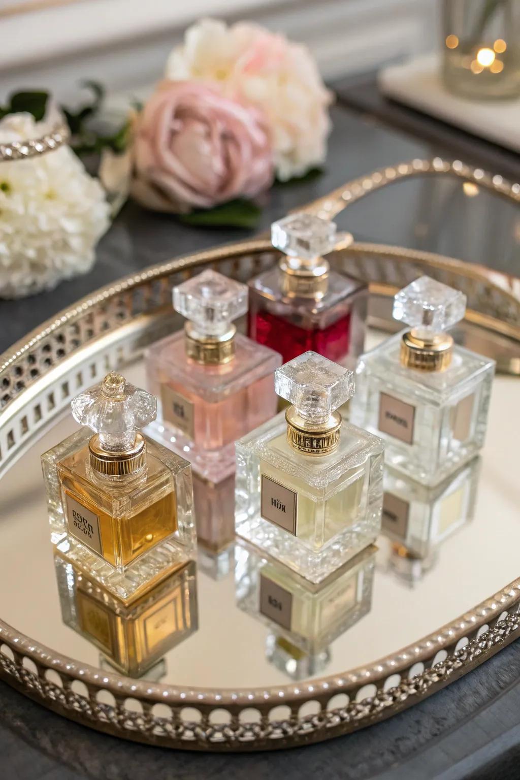 Small aromas provide an instant fragrance boost.