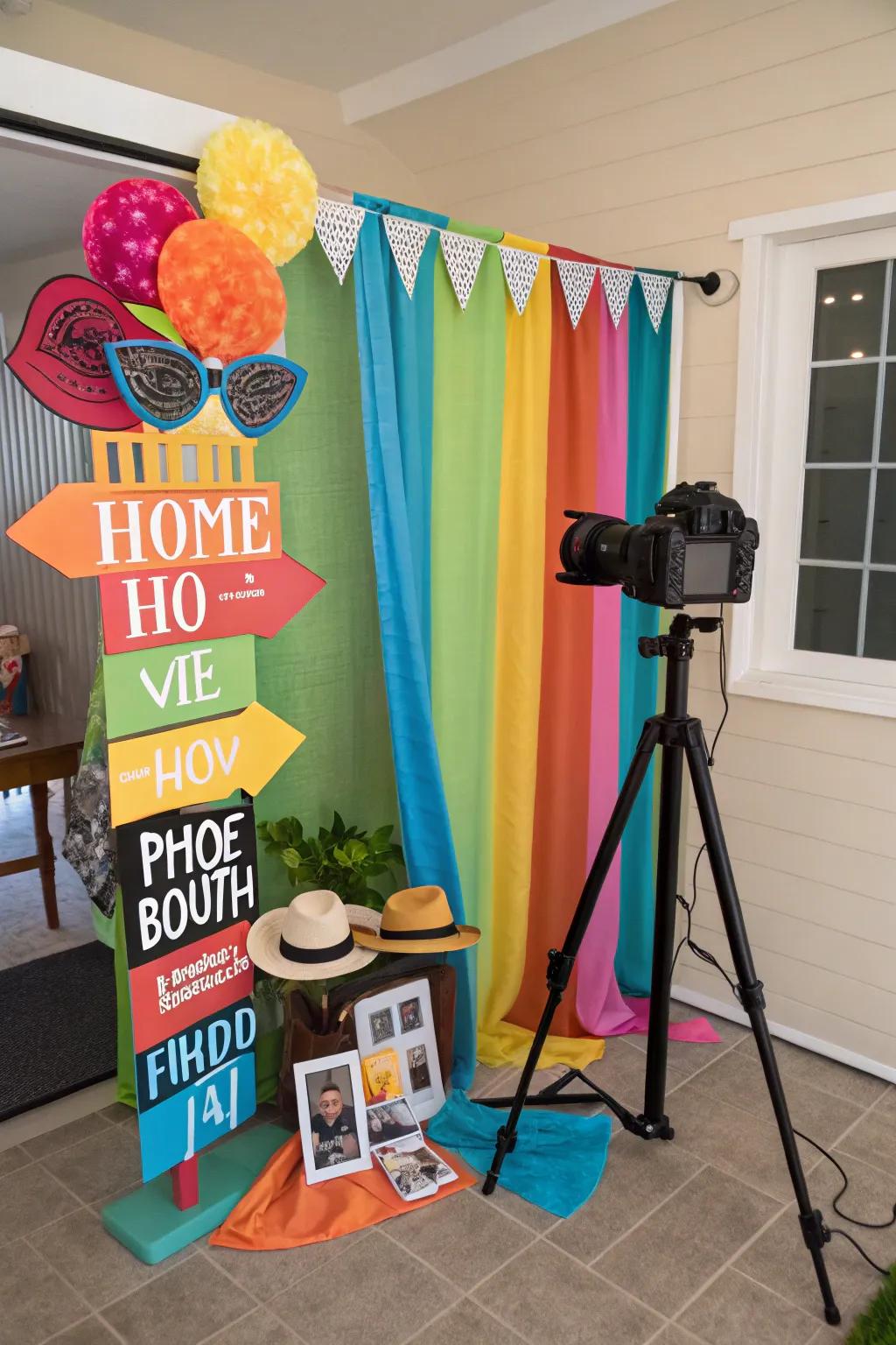 A DIY image kiosk builds amusement and laughter.