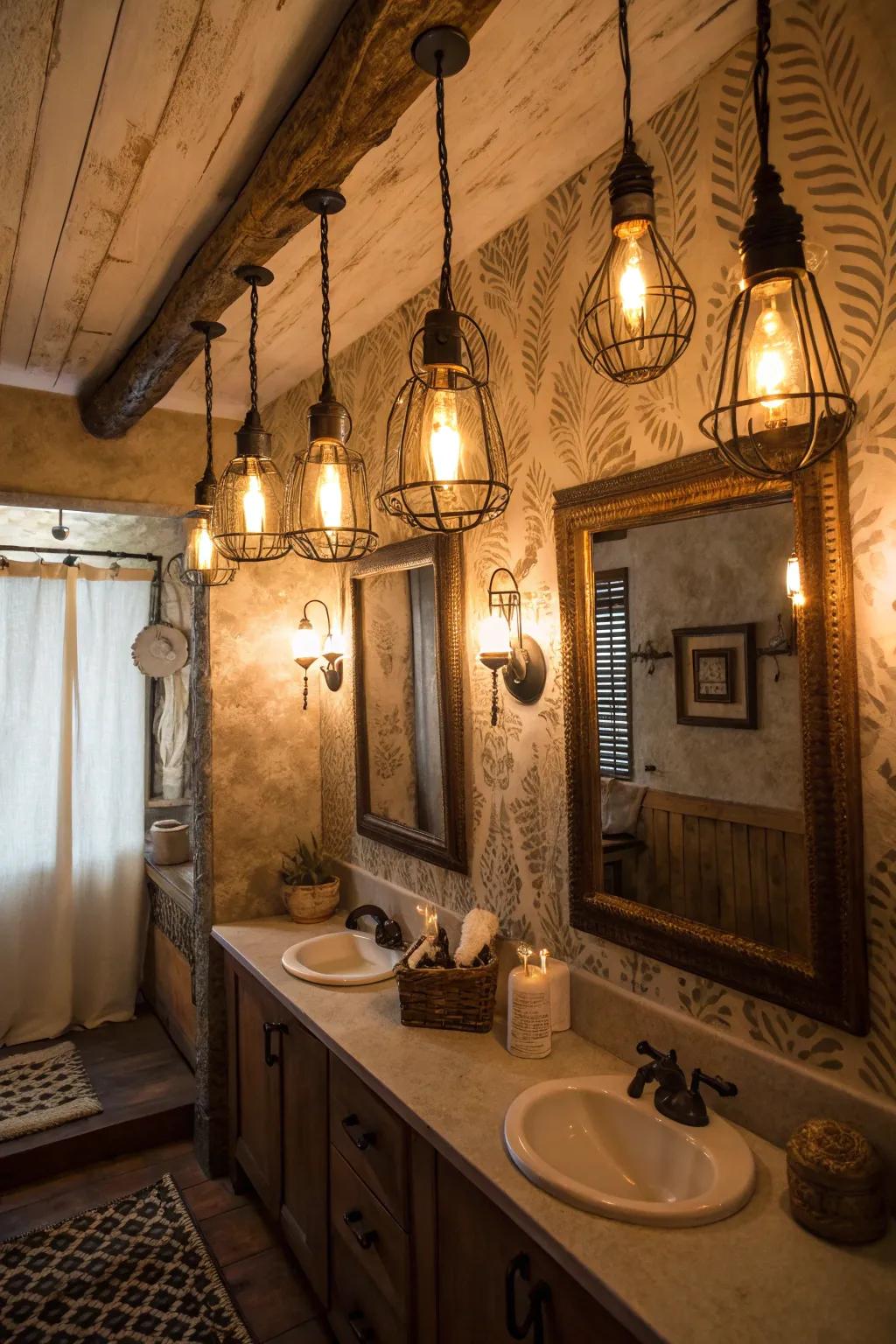 Cozy illumination boosts the comfortable sensation of your personal space.