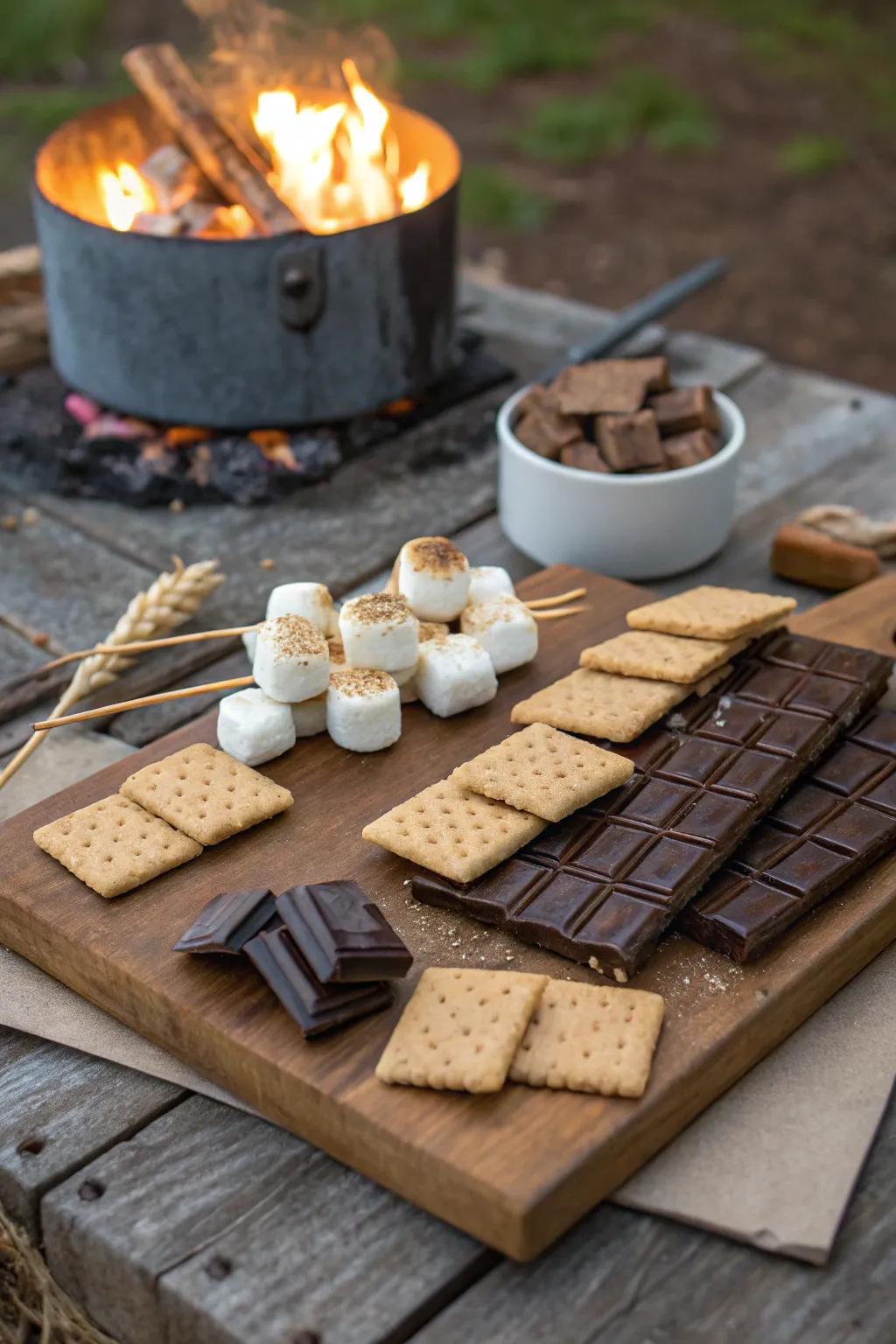 A create-your-own sweet treat corner thrills loved ones thanks to a sugary feast.