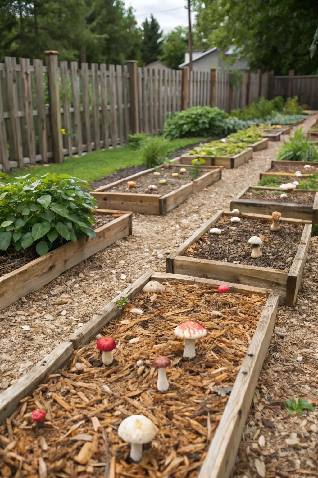 Wood chips establish a superior setting for nurturing mushrooms.