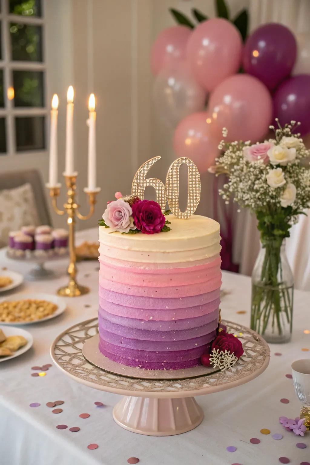 The cake steals the spotlight.