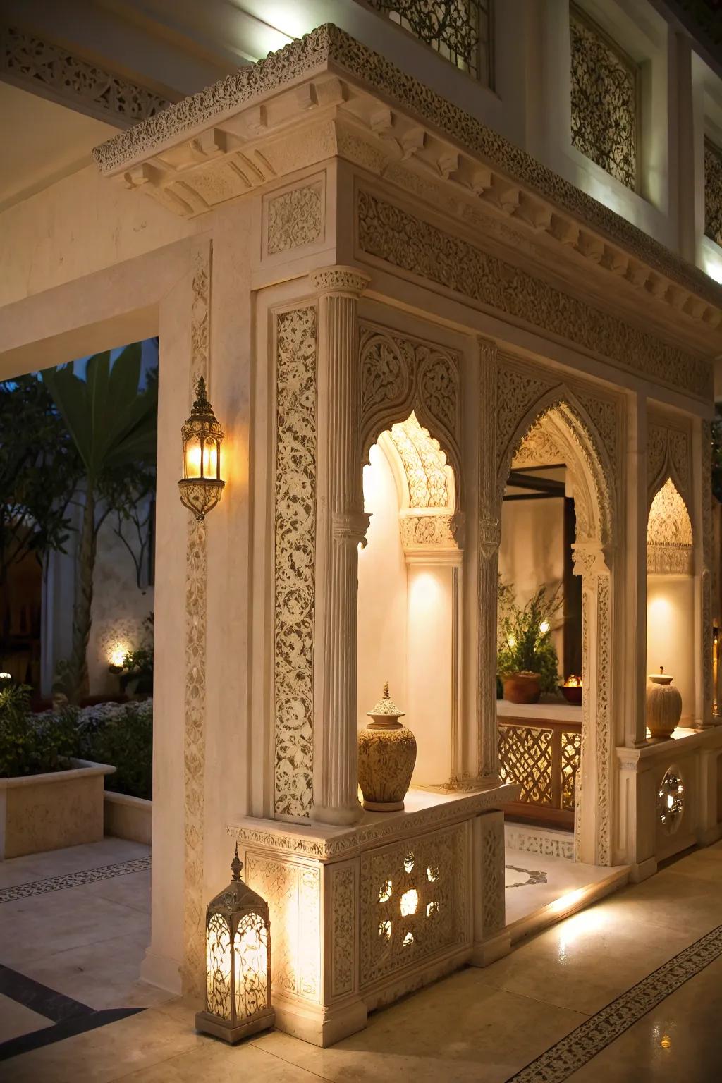 Lighting that completely transforms the atmosphere.