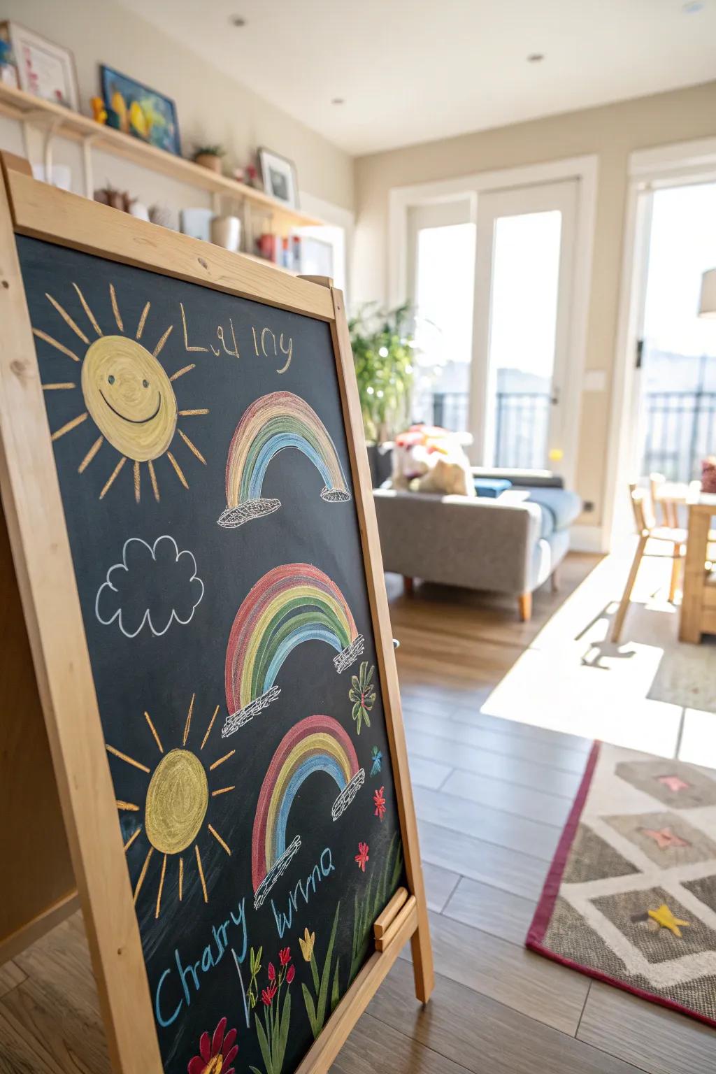 Sunshine and rainbows brighten any space.