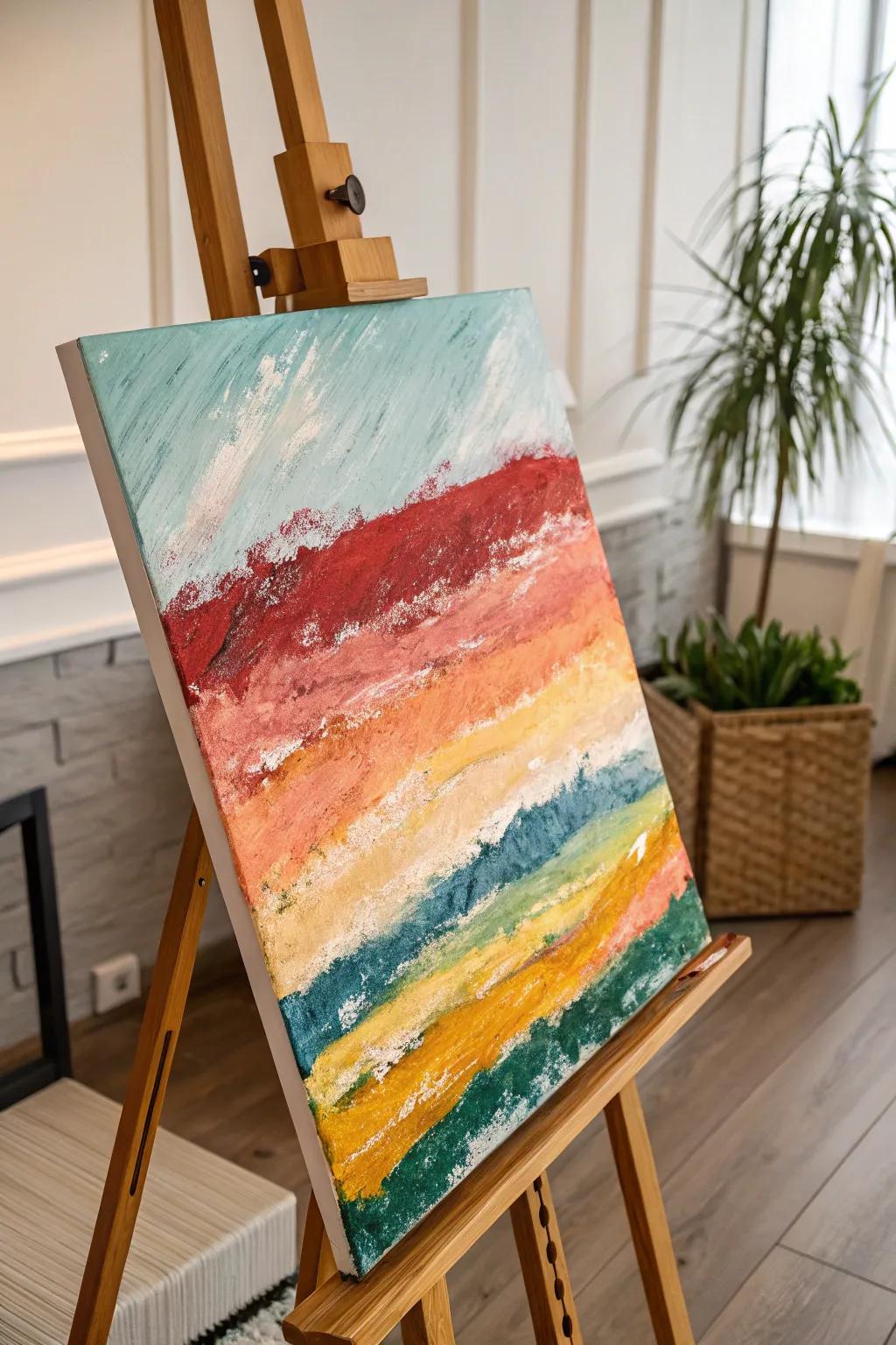 Fashion dimension and depth through layered brush strokes. <strong><em>Depth and dimension!</em></strong>” loading=”lazy” class=”pimg”>
	</picture><figcaption>Fashion dimension and depth through layered brush strokes. <strong><em>Depth and dimension!</em></strong></figcaption></figure>
<p>Superimpose diverse brush strokes utilizing varying hues and textures. This approach imparts your backdrop a lush, dimensional semblance brimming with vitality. <strong><em>Brimming with life!</em></strong></p>
<h3>Some ideas to consider:</h3>
<ul class=