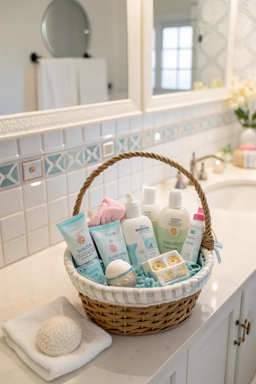 Skincare essentials that pamper and protect delicate skin.