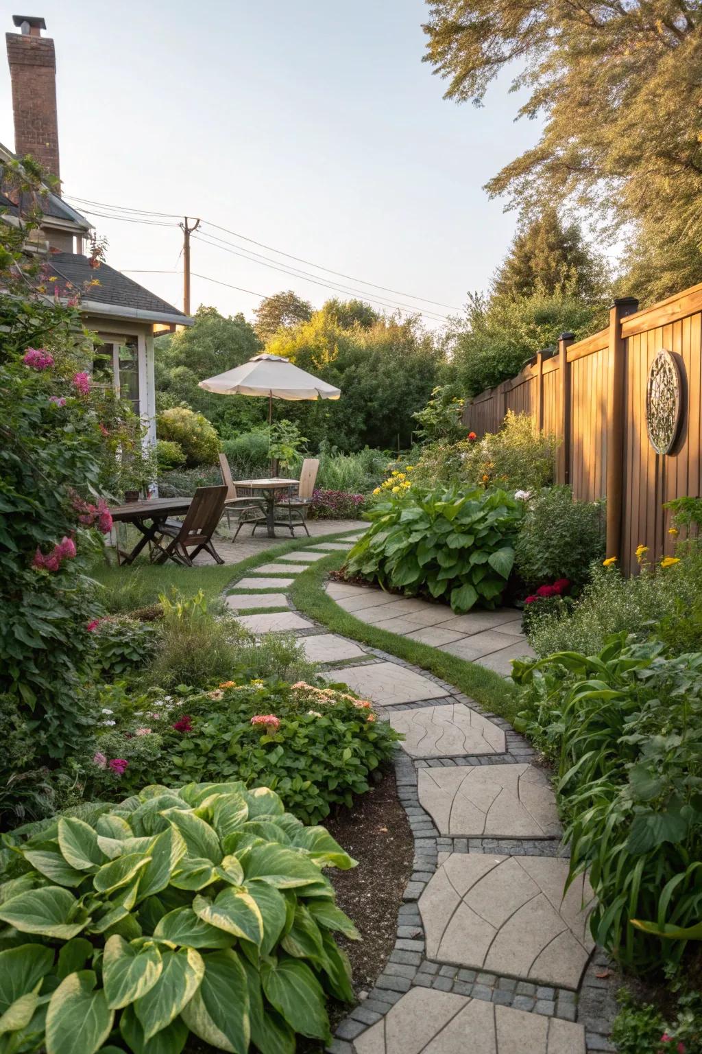 Secret pathways beckon exploration and contribute a sense of wonder.