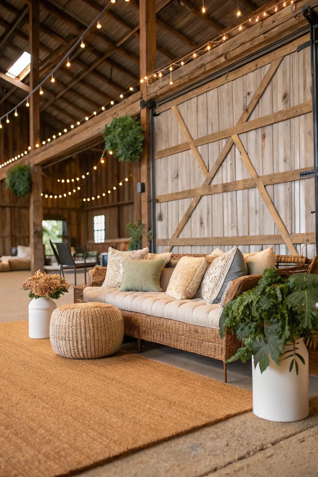 Cork floors deliver an eco-friendly, comfortable option.