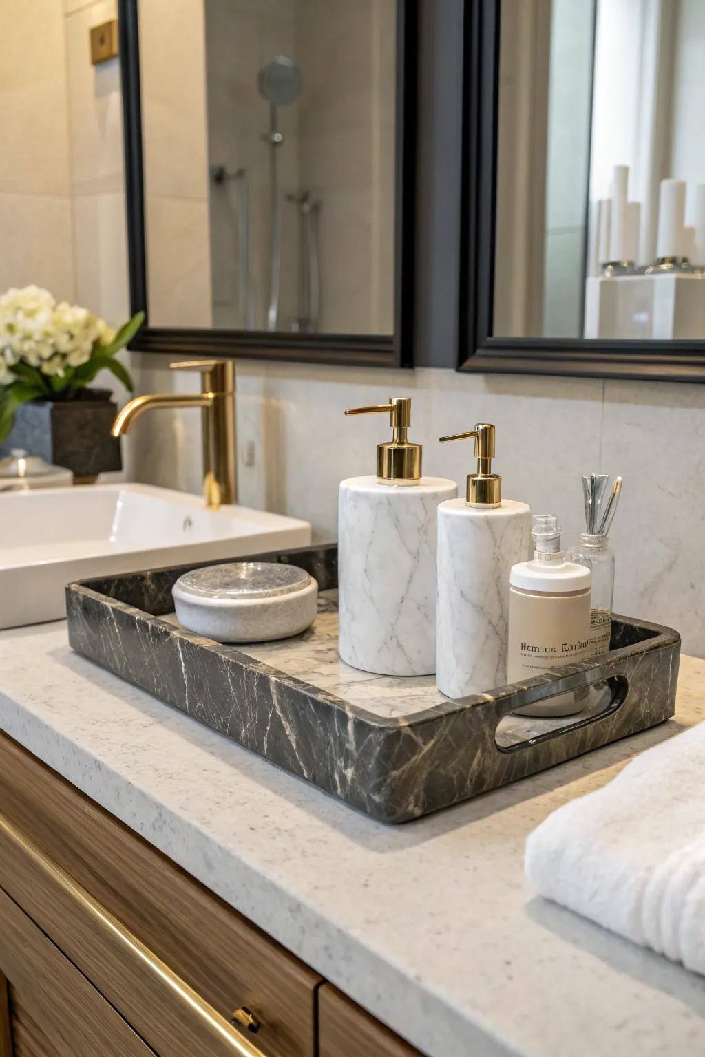 Natural stone brings in an element of elegance and sophistication.