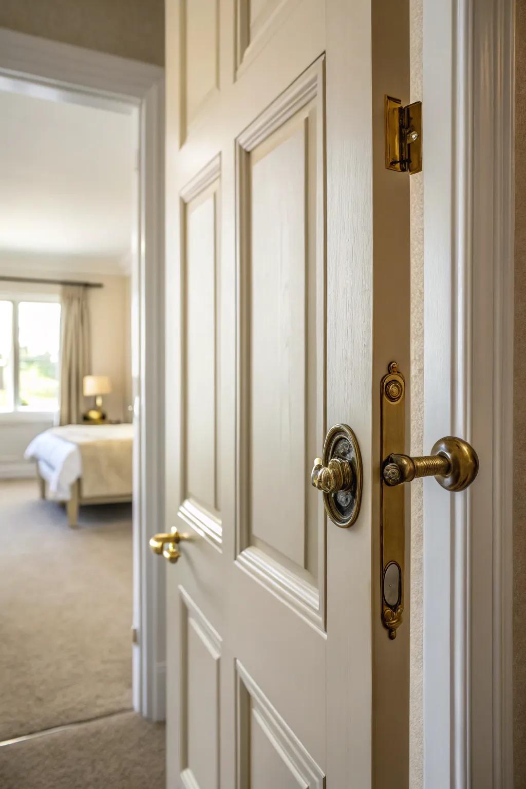 Vintage entrance knockers add lasting character and charm.