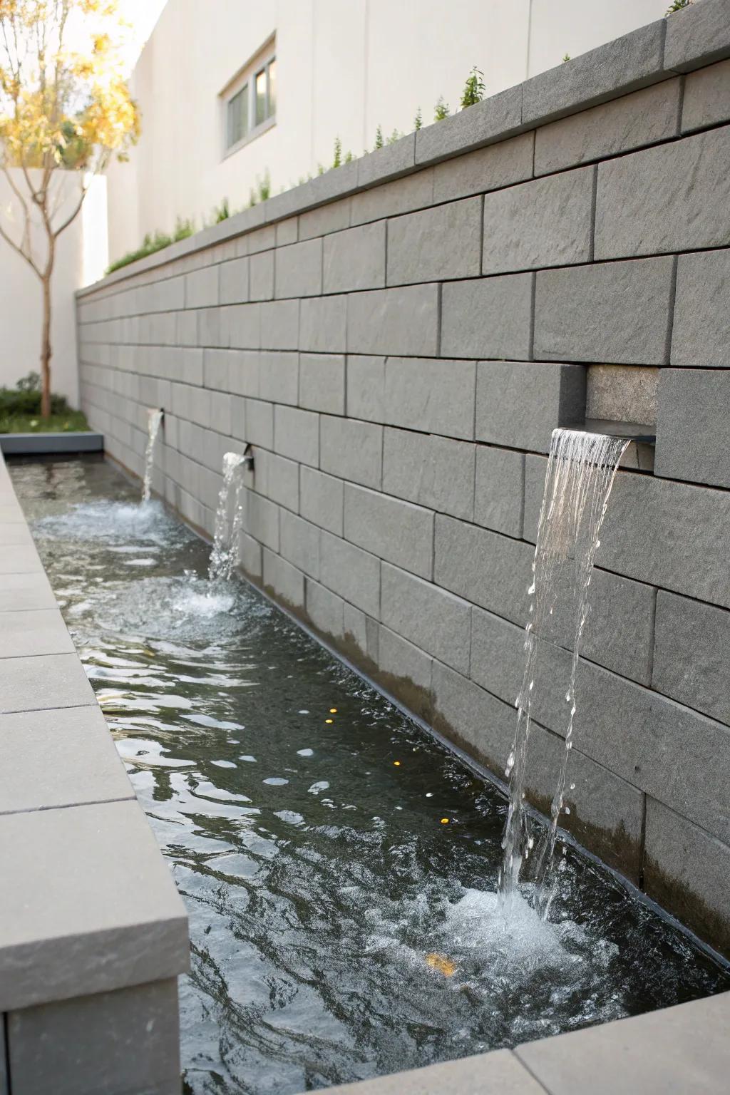 Create a relaxing ambiance with an aquatic element.