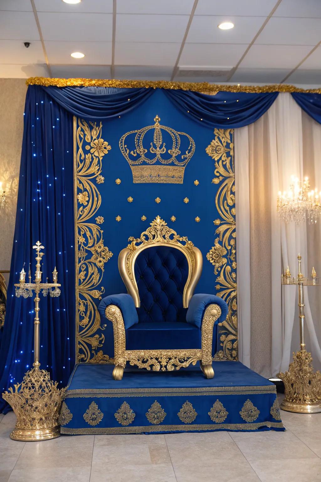 Seem like royalty with majestic components.