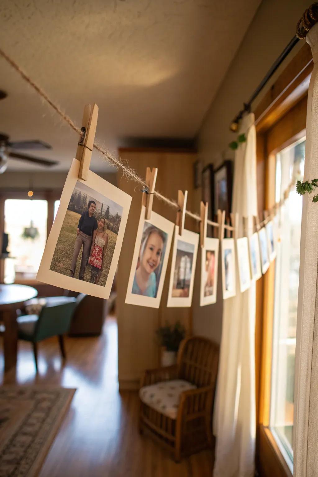 Handmade image banner introducing a personal element.