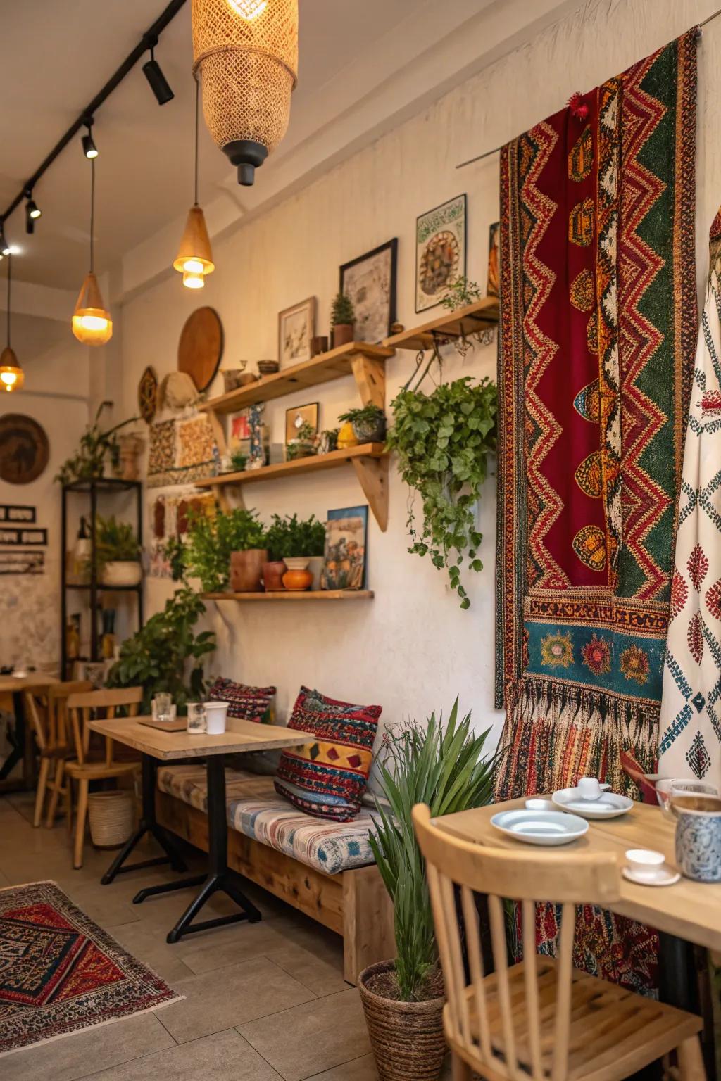 Cultural aspects append a personal hint to your home cafe.