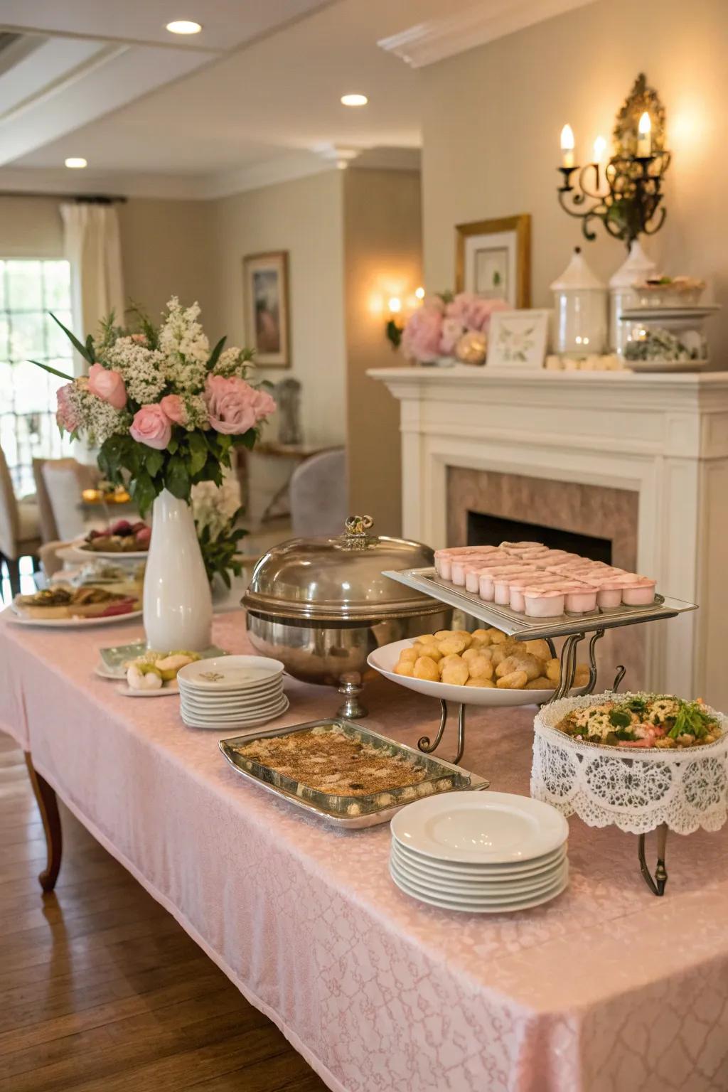 A coordinated color palette ties the setup together.