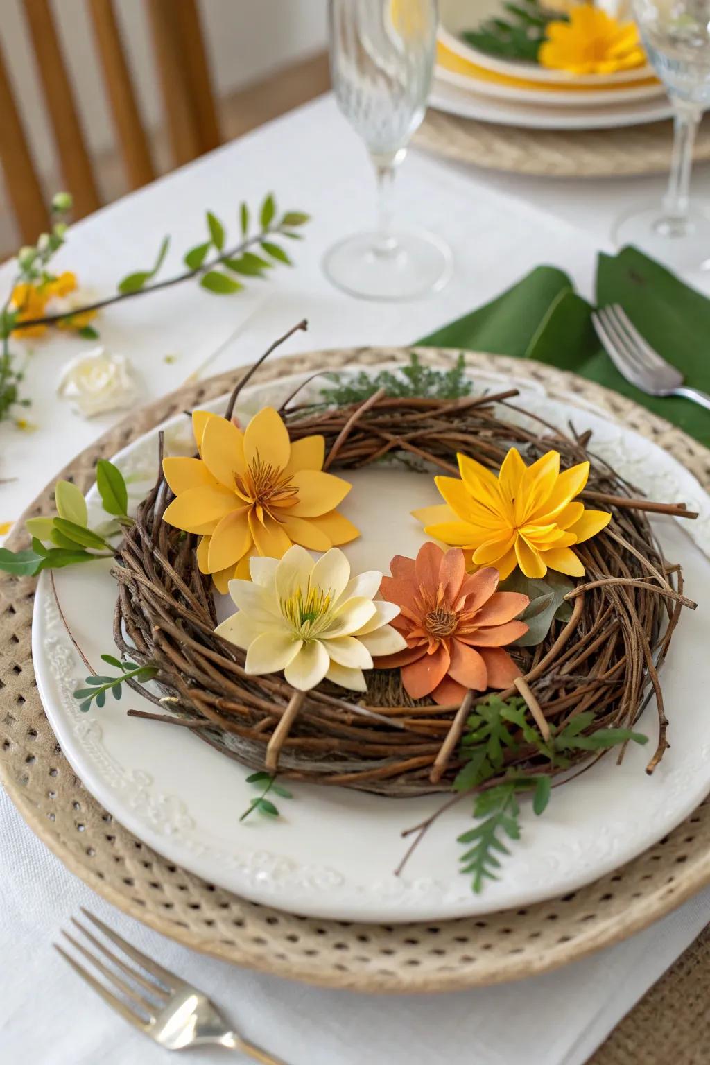 Go green with a chic and lasting centerpiece.