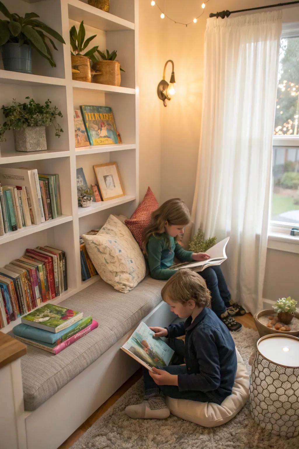 Cultivate an affection for reading through literary work organization.