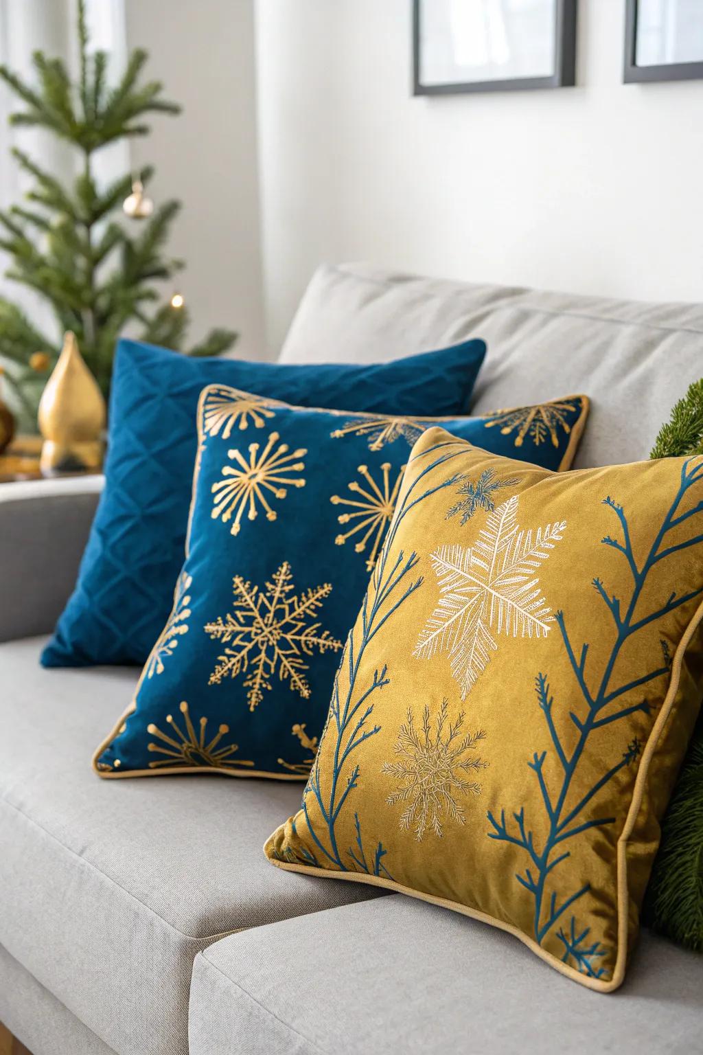 Striking shades rendering a remarkable holiday declaration.