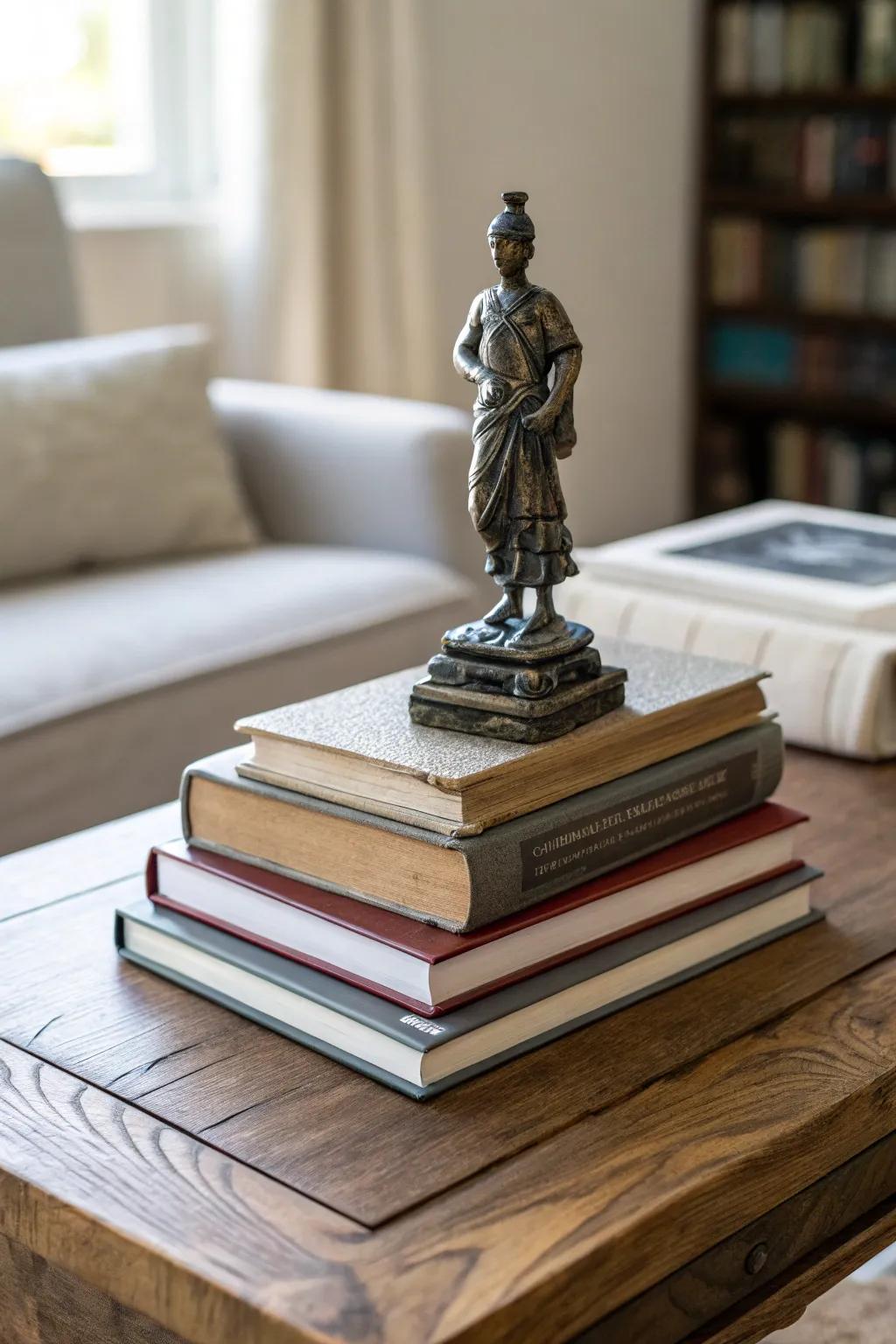 Sculptural features add an artistic detail to your layout.