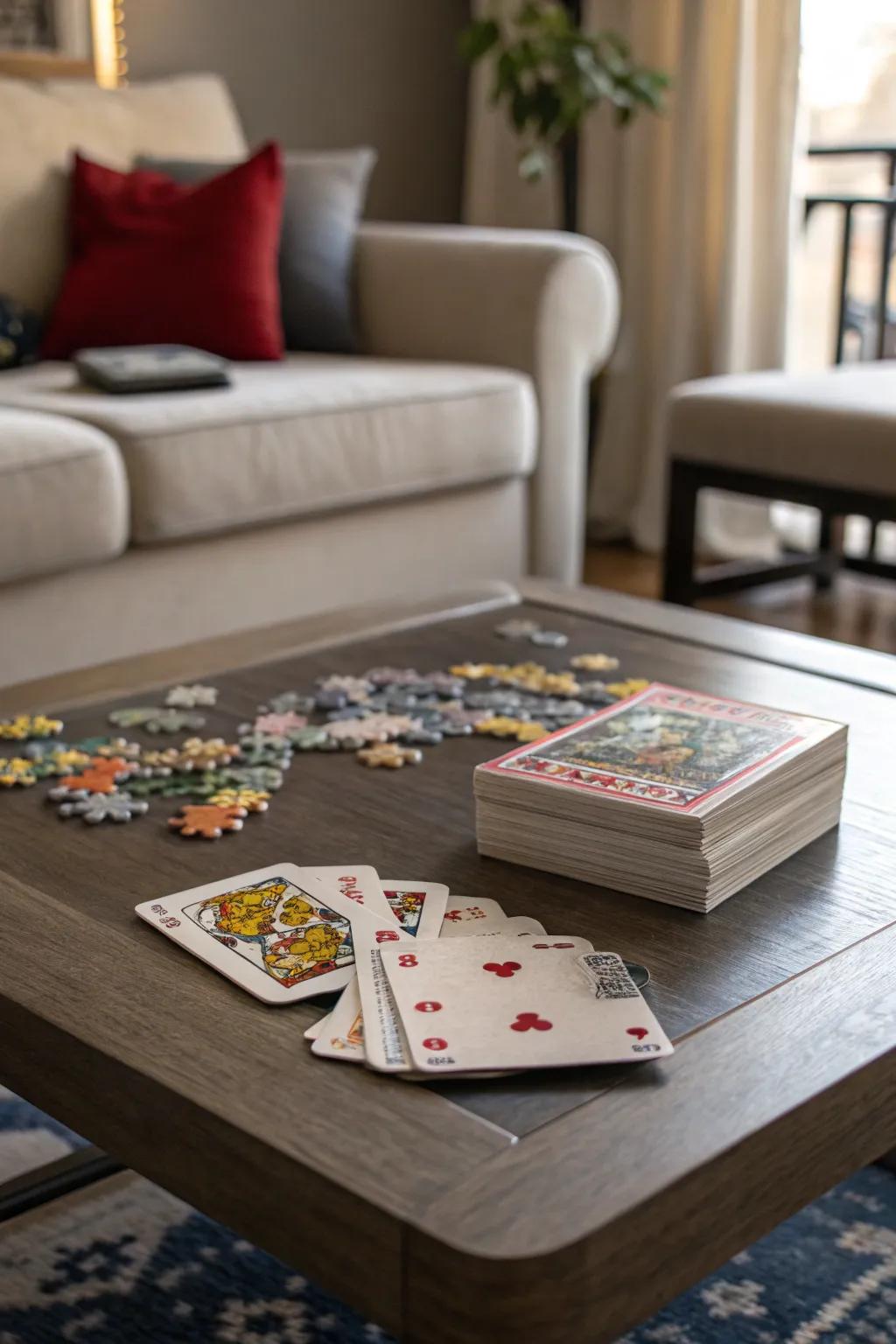 Entertaining items invite interaction and add a fun element to your coffee table.
