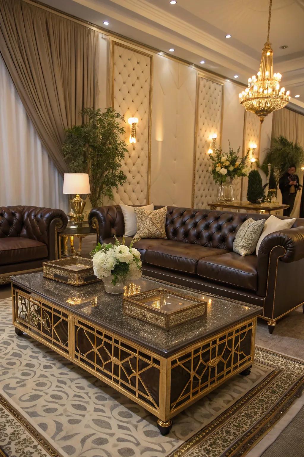 1920s Era style infuses your space with glam and elegance.