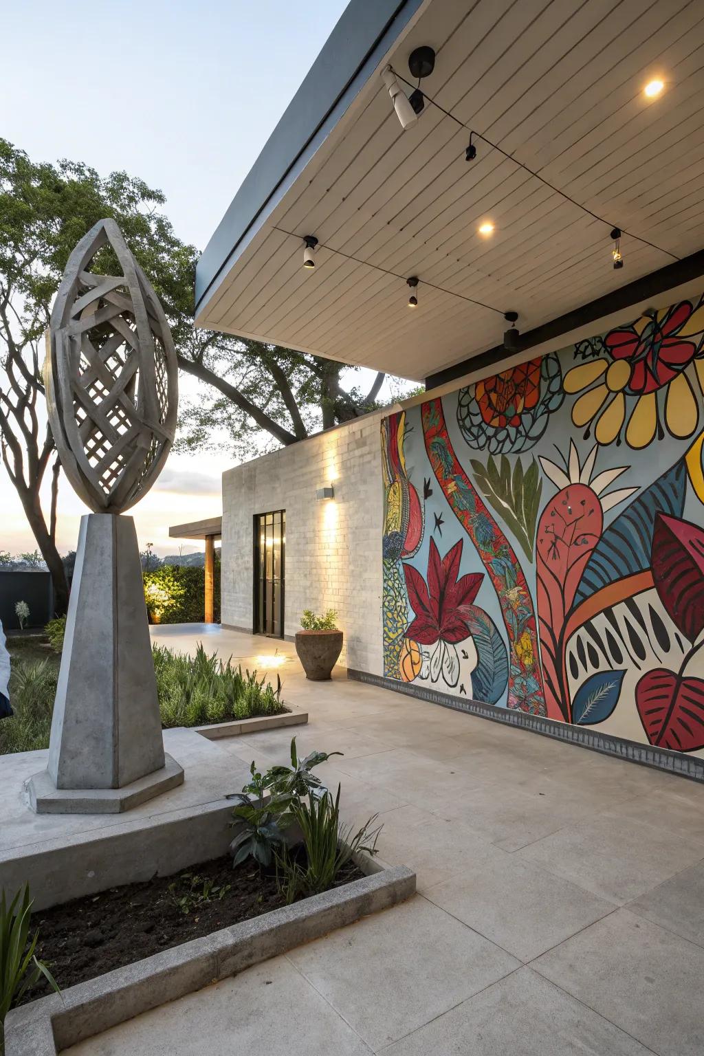 Artistic accents add personality and charm.