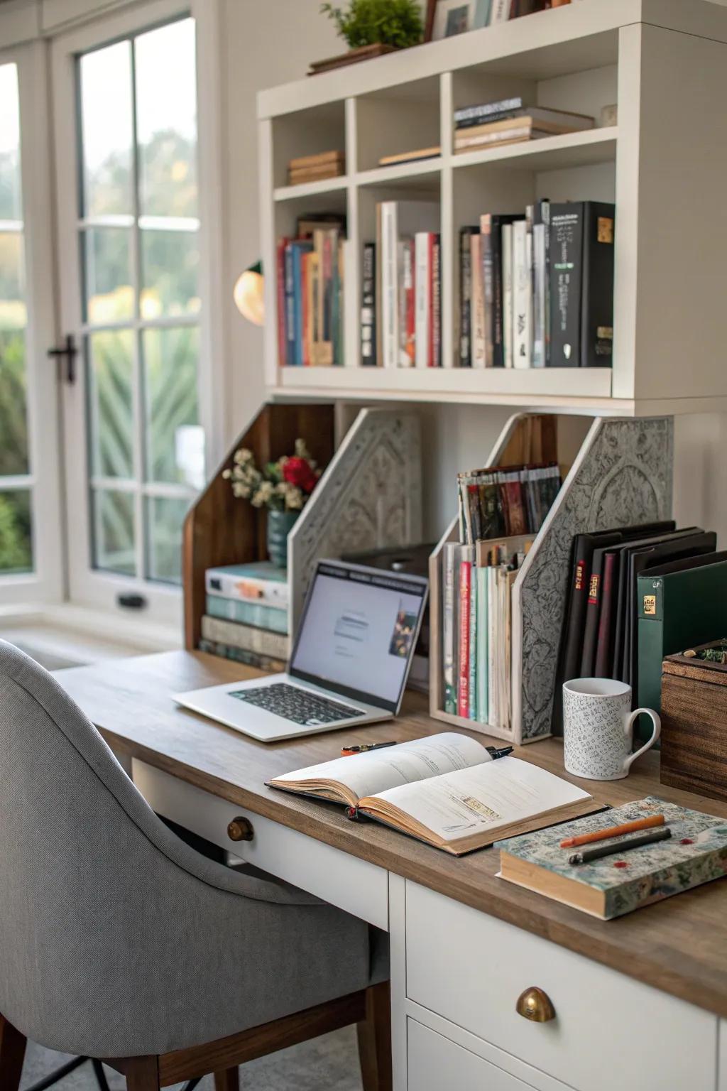 Bookends with hidden storage for added functionality