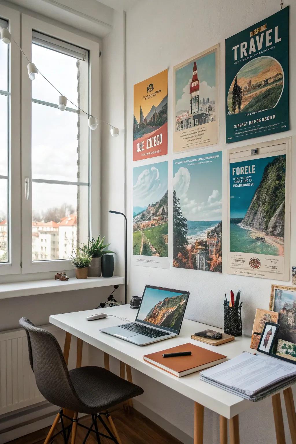 Vacation posters can transport you to distant lands from your own home.