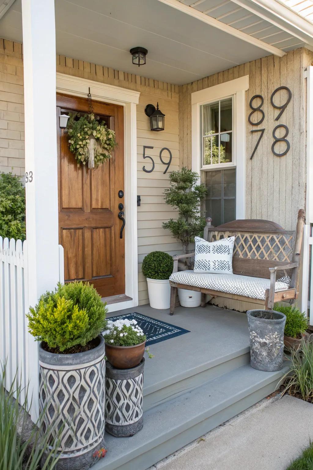 Imaginative digits provide a distinctive feature to your home&rsquo;s entryway.