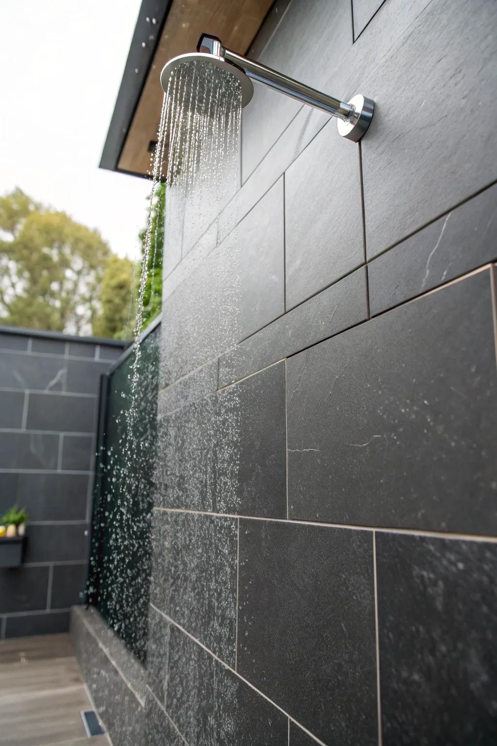 Large format panes make a seamless and sophisticated surface.