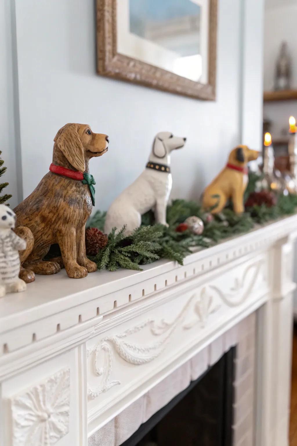 Delightful sculptures that honor canine companions.