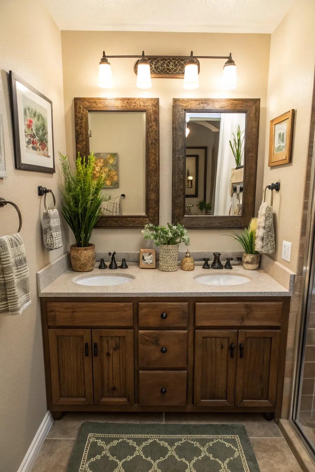 Decorative elements bring beauty and personal style.