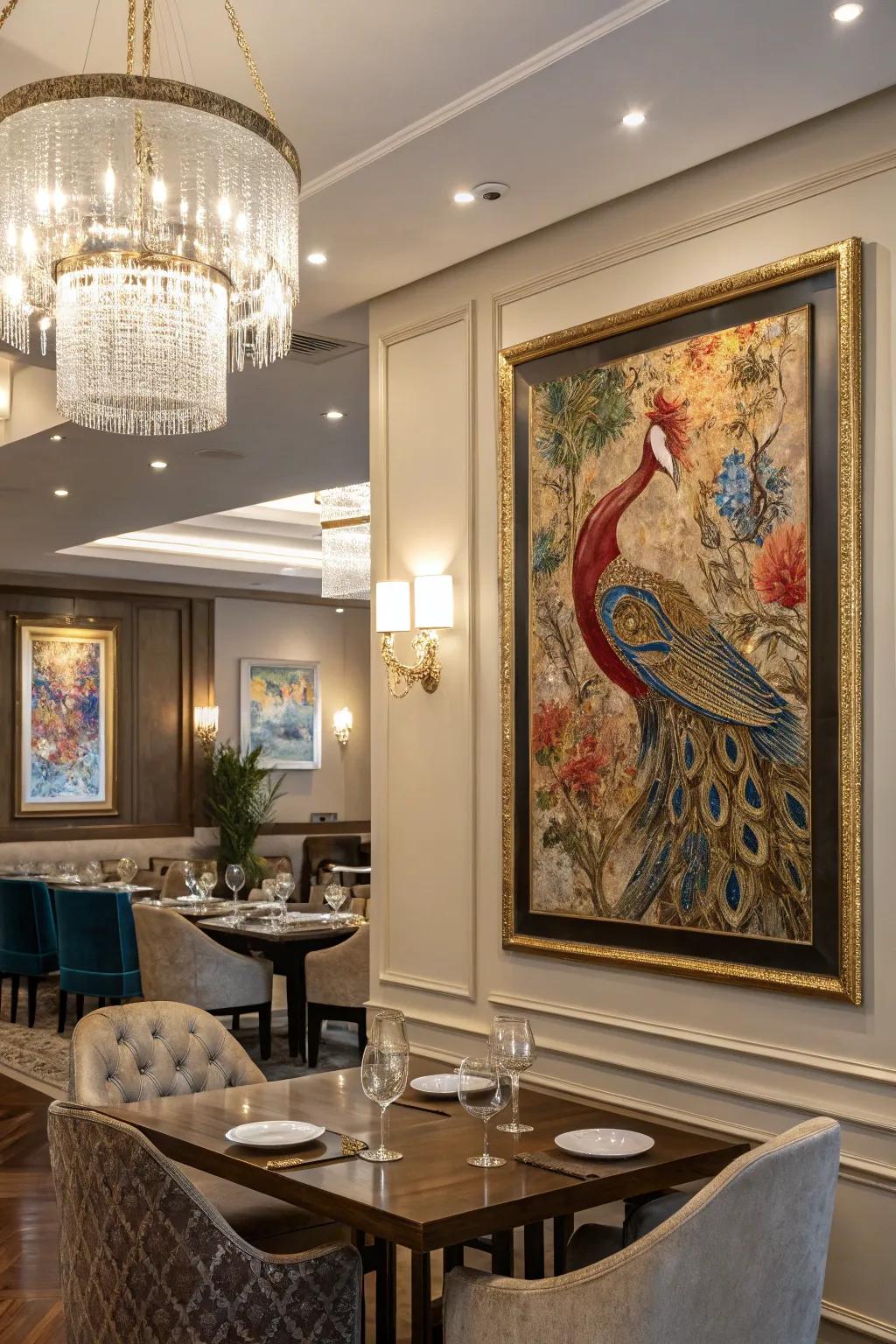 Shiny highlights impart luxury and edge to your decor.