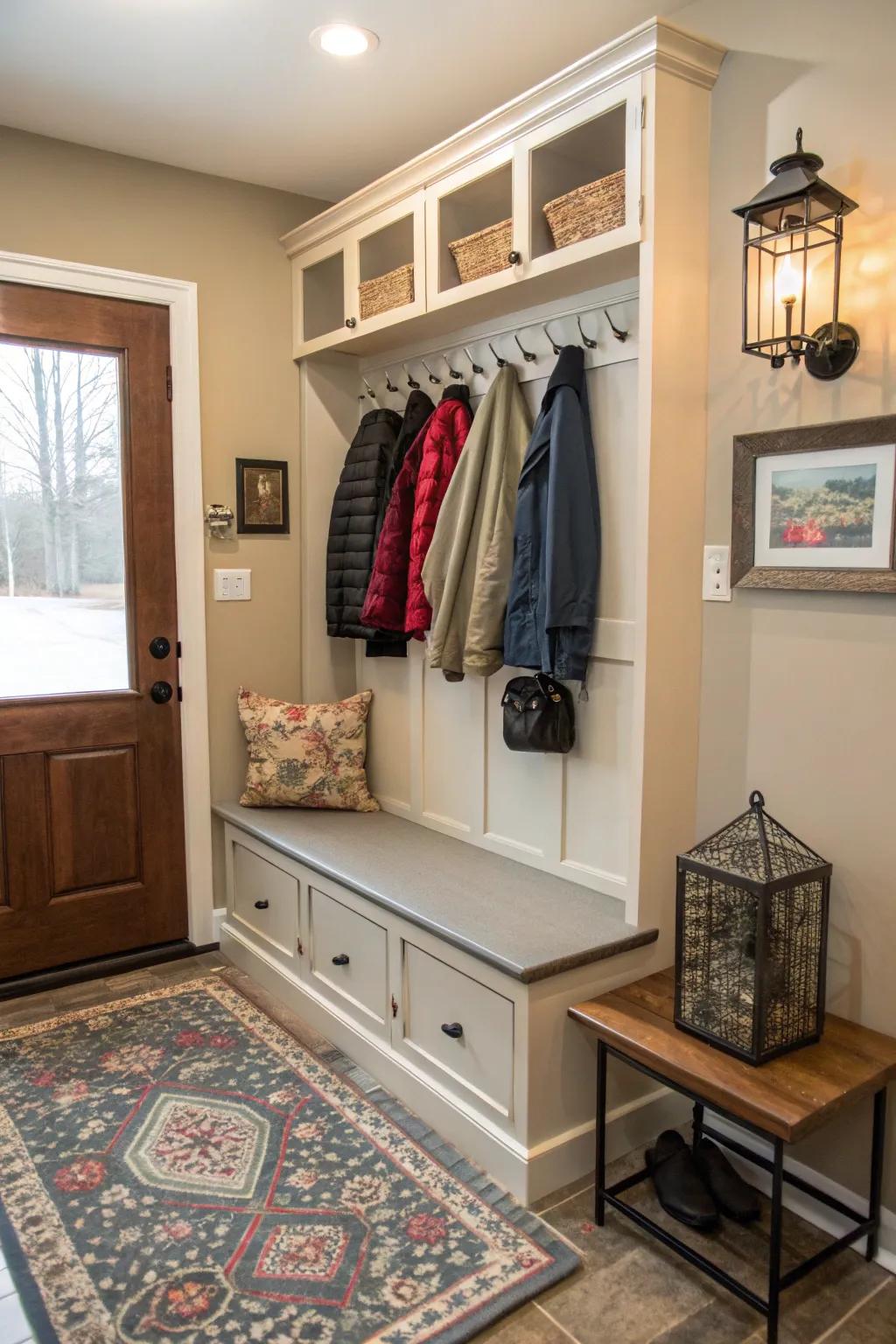 Multi-use furnishings maximize utility in compact spaces.