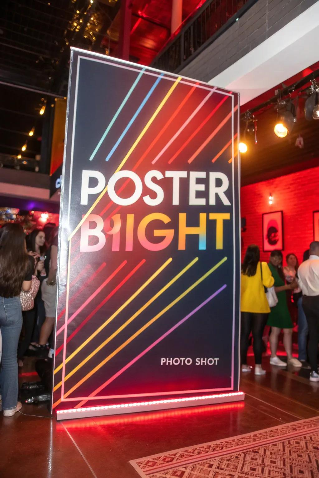 Stand out with bold and bright colors in your event posters! 🎨 #BoldDesign #VibrantPosters