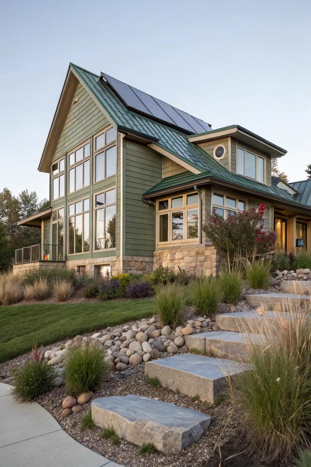 Eco-conscious home design that looks stunning.