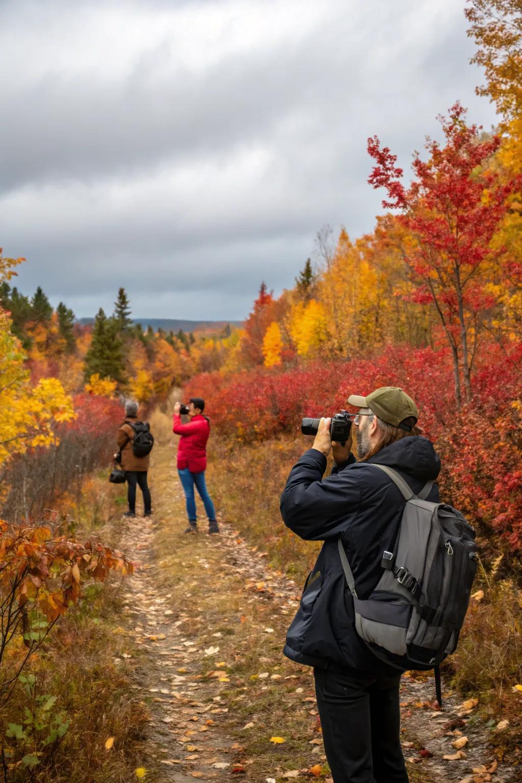 Capturing the essence of fall in a photo discovery journey.