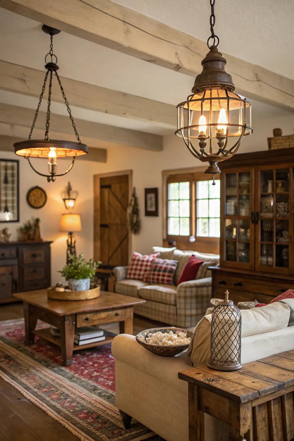 Affordable lighting can transform the mood of your space.