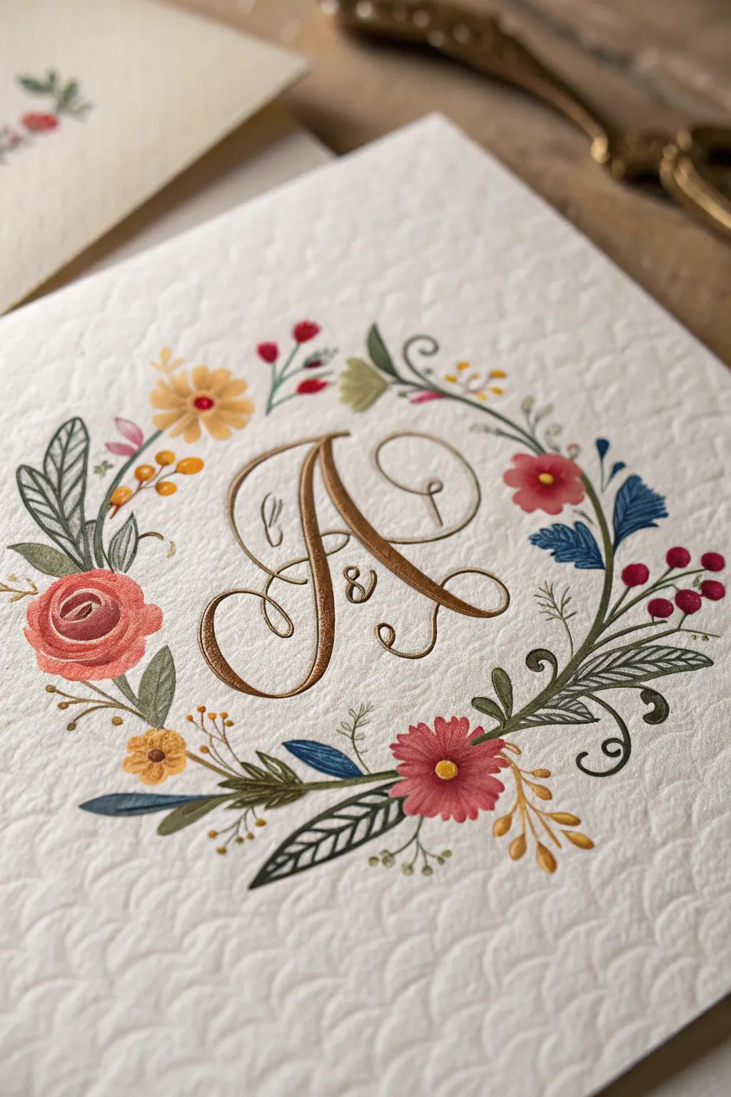 Creative calligraphy gives elegance and sophistication.